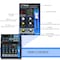Pyle 4-Ch. Bluetooth Studio Mixer, PMXU43BT.5 PMXU43BT.5 - alternate 3